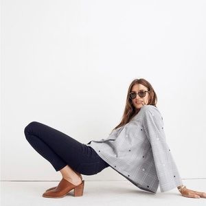 Madewell Pull On Jean in Black Frost - Like New